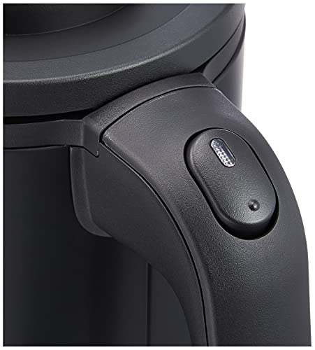 タイガー魔法瓶(TIGER) 電気ケトル 湯沸かし ステンレス わく子 0.8L 転倒お湯漏れ防止 カラ炊き防止 蒸気レス マットブラック PCK-A080KM