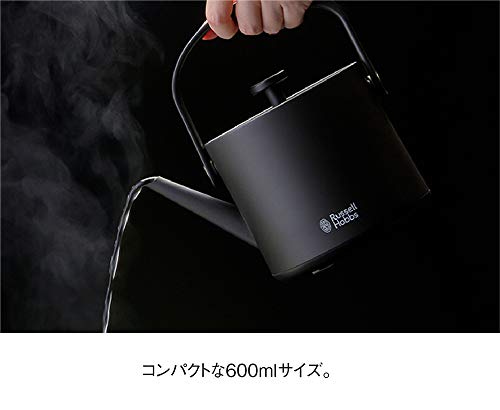大石アンドアソシエイツ ラッセルホブス 電気ケトル 温度調整可能 0.6L Tkettle ブラック 7106JP-BK