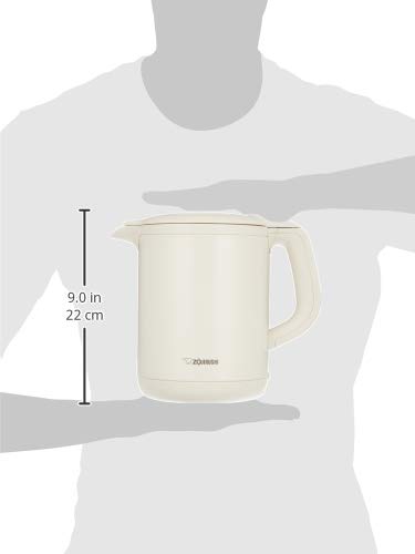 象印 電気ケトル 0.8L 沸騰後1時間90℃保温 アイボリー CK-AJ08-CB