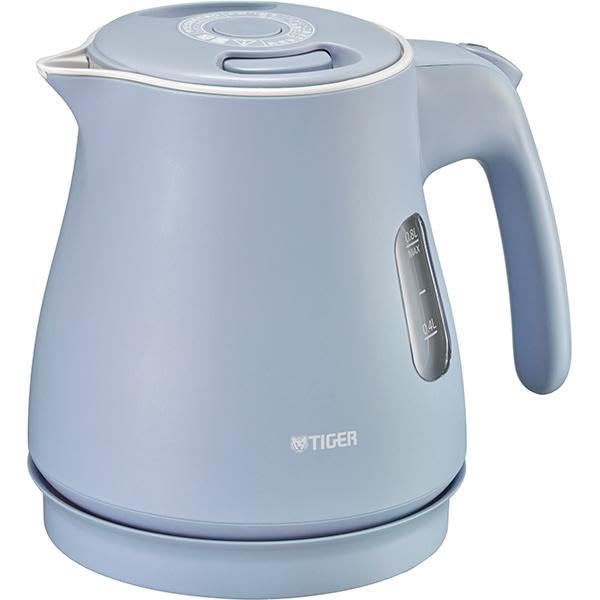 タイガー 0.8L 電気ケトル 「5SAFE＋」 PCM-A081-AI アイスブルー