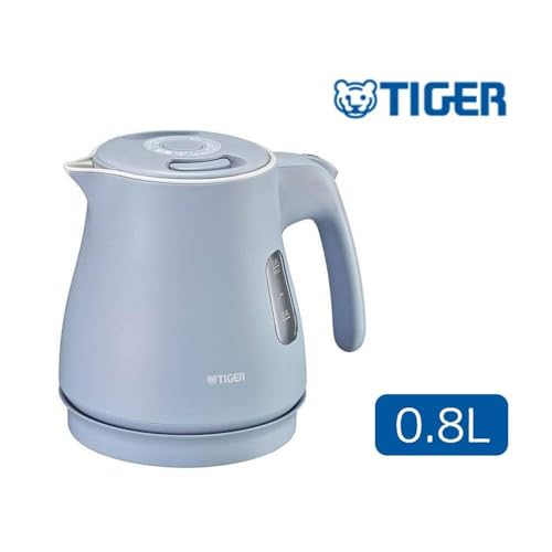 タイガー 0.8L 電気ケトル 「5SAFE＋」 PCM-A081-AI アイスブルー