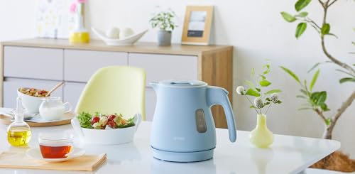 タイガー 0.8L 電気ケトル 「5SAFE＋」 PCM-A081-AI アイスブルー