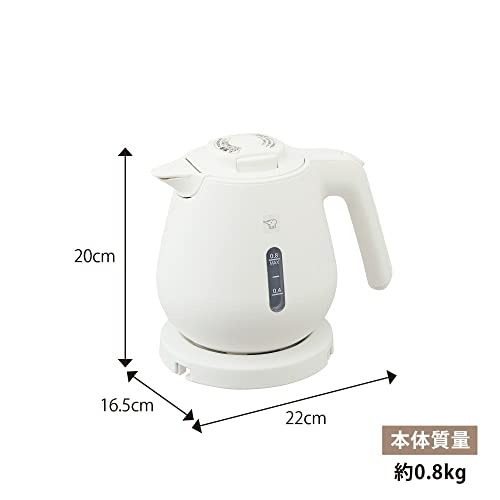 象印マホービン(ZOJIRUSHI)旧モデル/在庫限り象印 電気ケトル 1.0L コンパクト カップ1杯約60秒 安全設計 清潔 ほこりブロック ハイパワー1300W ホワイト CK-DA10-WA
