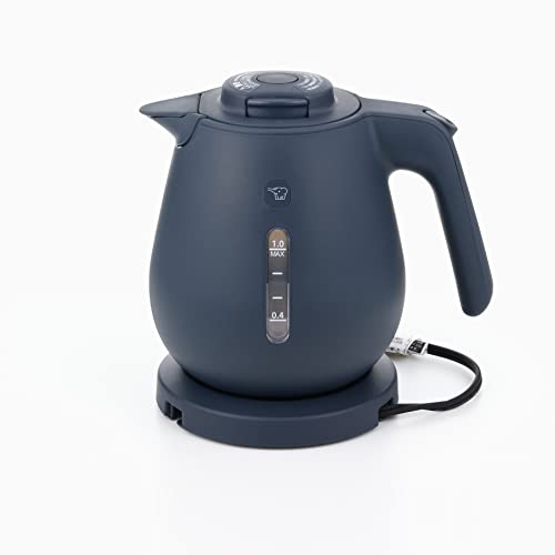 象印マホービン(ZOJIRUSHI)旧モデル/在庫限り象印 電気ケトル 1.0L コンパクト カップ1杯約60秒 安全設計 清潔 ほこりブロック ハイパワー1300W ダークネイビー CK-DA10-AD