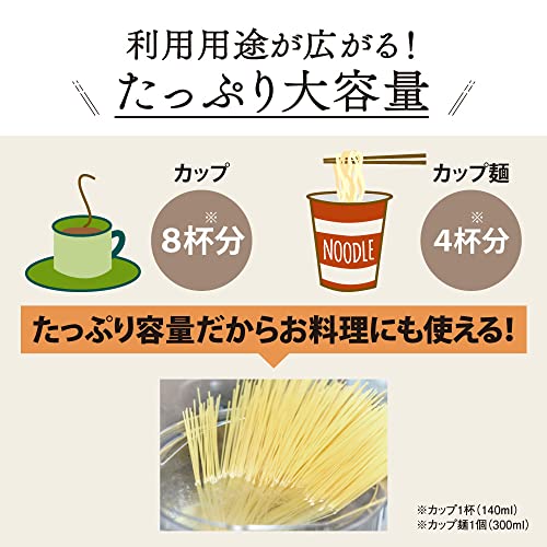 ZOJIRUSHI 象印 電気ケトル 大容量 CK-VA12-BM スレートブラック 1.2L