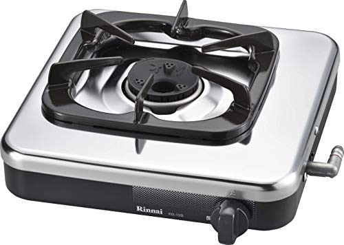 リンナイ ガステーブル 一口コンロ KG-12B(LP) プロパンガスLPG用 ブラック KG-12B(LPG)