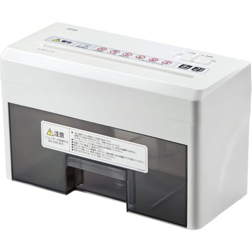 サンワダイレクト 小型 シュレッダー 家庭用 電動 マイクロクロスカット はがき細断可能 静音 A4 2枚細断 連続使用8分 400-PSD025の通販は 8,800円