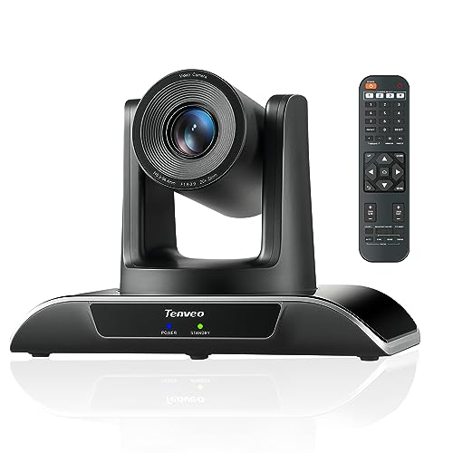 Tenveo PTZカメラweb会議ビデオウェブカメラ20倍光学ズーム1080P 60FPS広角 ptz WebカメラUSB3.0/HDMI/RS232出力少人数会議ライブ配信病院教育業務用の通販は 50,300円