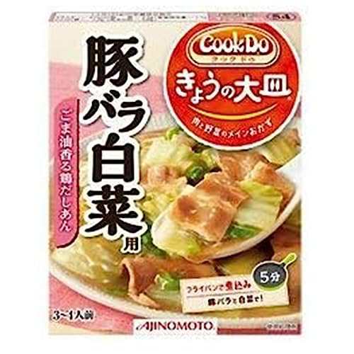 Cook Do きょうの大皿」（和風合わせ調味料）豚バラ白菜用110ｇ×6箱