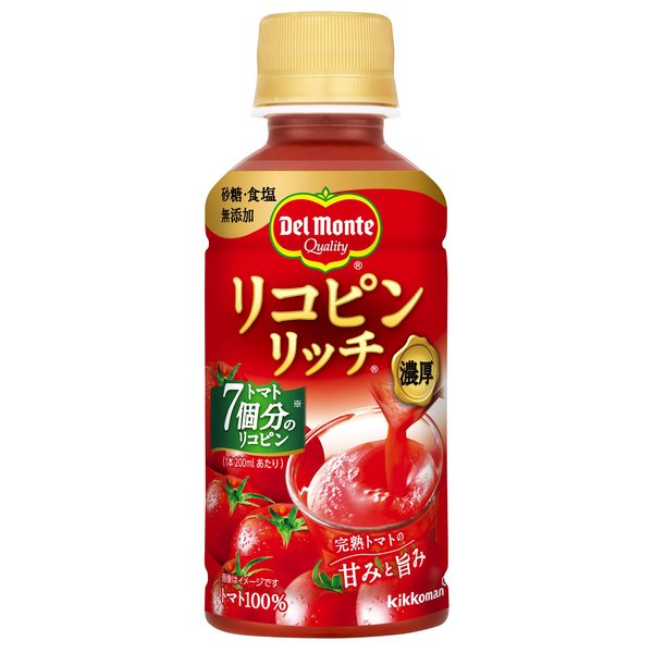 Del Monte デルモンテ リコピンリッチ トマト飲料 200ml×24本