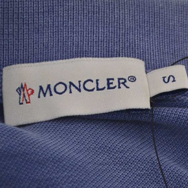 モンクレール　MONCLER　半袖ポロシャツ (メンズ) sizeS　ブルー