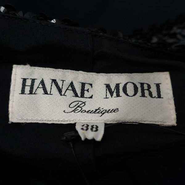 HANAE MORI / ハナエモリ ◇ジャケット/ノーカラー/スパンコール
