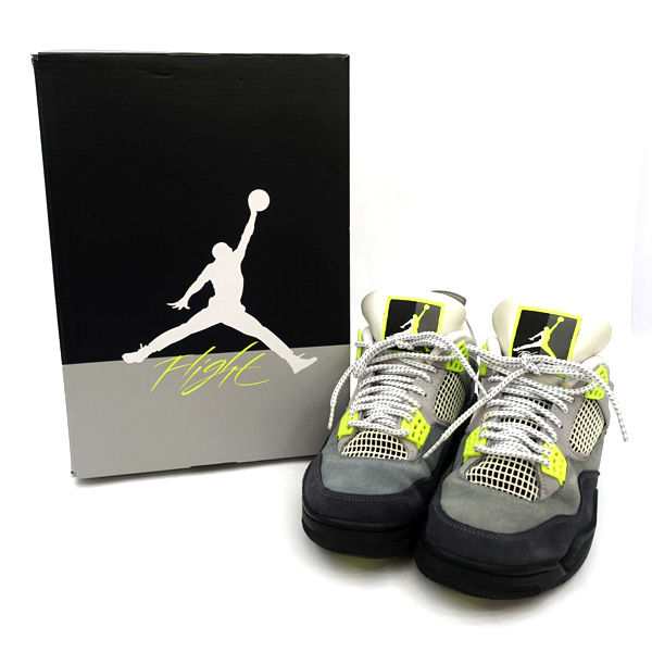 NIKE / ナイキ ◆AIR JORDAN 4 RETRO SE/エアジョーダン4/スニーカー/グレー/箱付き/25.5cm CT5342-007 メンズ 【中古】 