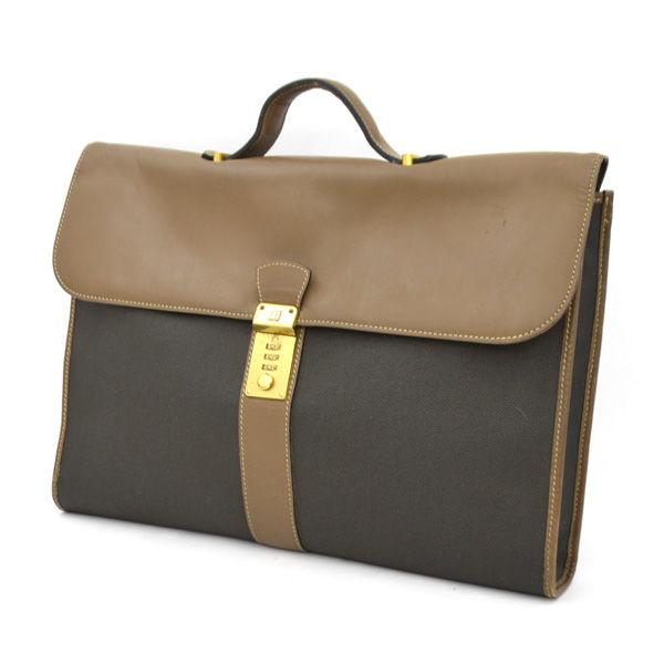 DUNHILL / ダンヒル ◆ビジネスバッグ PVC レザー ダイヤルロック ブランド【バッグ/バック/BAG/鞄/カバン】 【中古】 の通販は