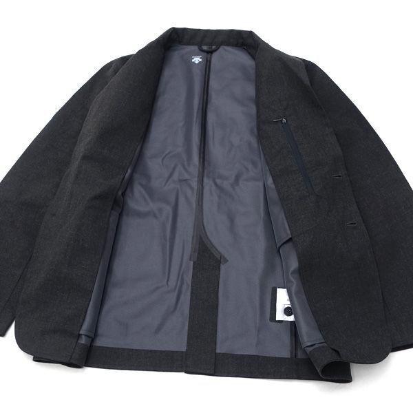 定価3.5万 DESCENTE PAUSE 撥水 ワイドシルエット ジャケットM DESCENTE PAUSE 別注 STAND COLLAR ZIP UP BLOUSON / 新田