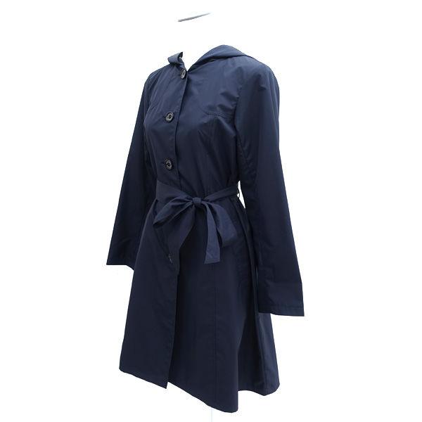 ブルーレーベルクレストブリッジ フード付きコート　36 ネイビー BLUE LABEL CRESTBRIDGE / ブルーレーベル クレストブリッジ