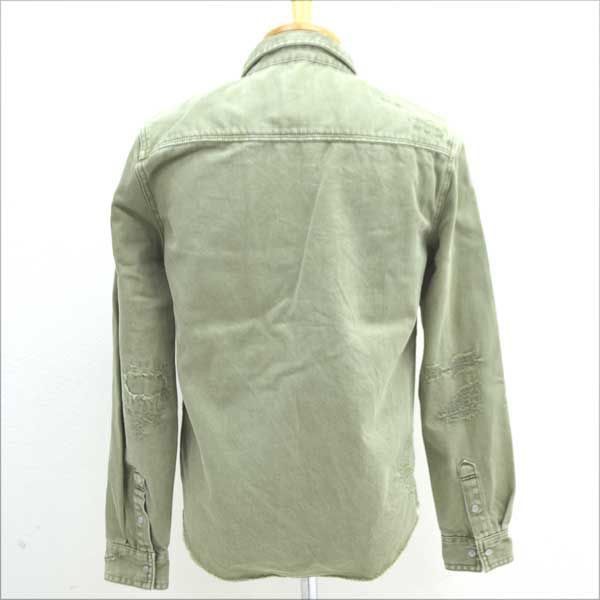 ZARA / ザラ ◇デニムシャツ/Gジャン/ダメージ加工/スナップボタン ...