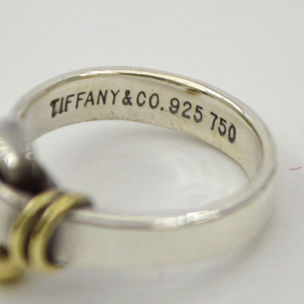 TIFFANY&Co ティファニー 750 ラブ ノット リング #10
