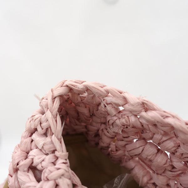 A FERRETTI / アルベルタ フェレッティ ◆リュック/バックパック/カゴバック/ピンク 【バッグ/バック/BAG/鞄】 【中古】 ALBERTA FERRETTI / アルベルタ フェレッティ ◇リュック/バックパック