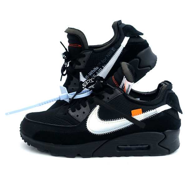 安い正規品27.5cm　NIKE AIR MAX 90 × OFF WHITE BLACK スニーカー