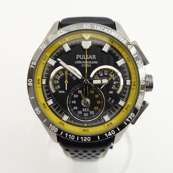 完成品 SEIKO セイコー ブラック イエロー クロノ PULSAR PU2007 econet.bi