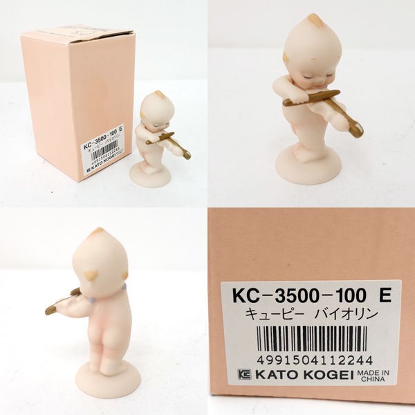 加藤工芸 KATO KOGEI ◆キューピー ローズオニール 7体セット 音楽隊 趣味雑貨【中古】 ｜au PAY マーケット