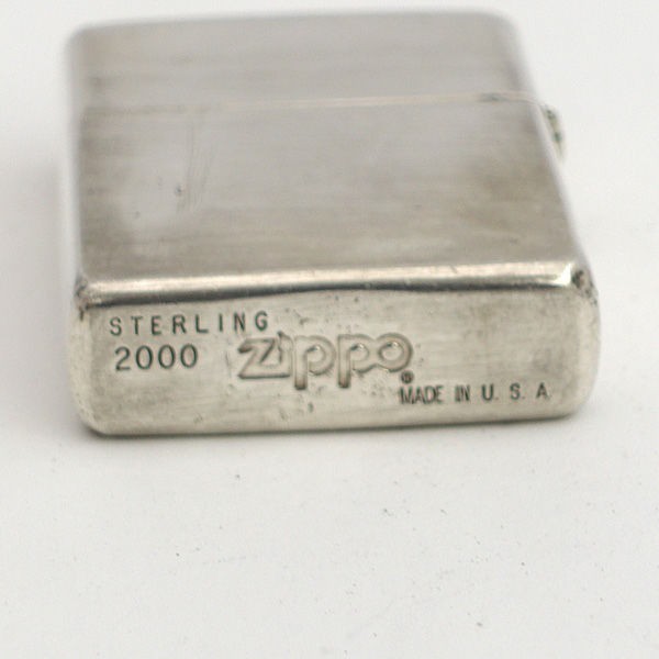 Zippo / ジッポ ◆ライター/スターリングシルバー/STERLING/純銀/2000年製/シルバー メンズファッション【喫煙具】 【中古】  ｜au PAY マーケット