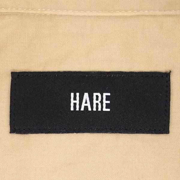 HARE / ハレ ◇半袖シャツ/BIGモダールシャツ/ベージュ/フリーサイズ