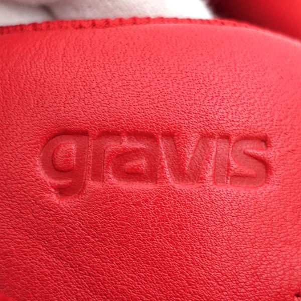 GRAVIS / グラビス ◆ローカットスニーカー/TARMAC DLX/レッド/25ｃｍ 01000 メンズ　【靴/クツ/シューズ/SHOES】  【中古】 ｜au PAY マーケット