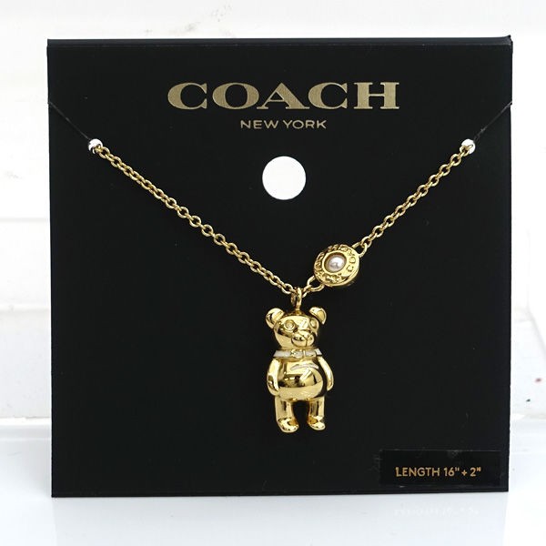 COACH / コーチ ◇ゴールドカラー クマモチーフ ネックレス ブランド