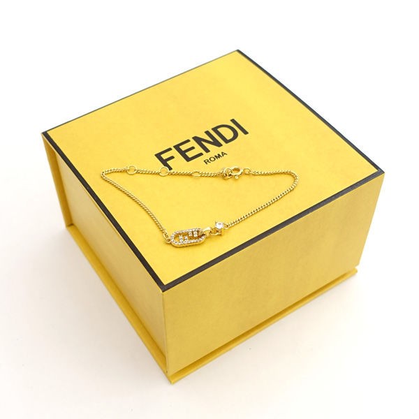 FENDI / フェンディ ◆オーロック ブレスレット ラインストーン ゴールド ブランド【ブレスレット/アクセサリー】【中古】｜au PAY  マーケット