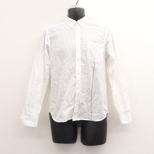 Fragment design　/　フラグメントデザイン ◆長袖シャツ/ GOOD ENOUGHフラワープリント/ホワイト/サイズS 143001  【古着】