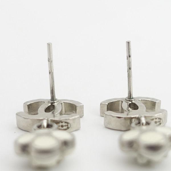 CHANEL シャネル ココマーク カメリア ピアス 両耳