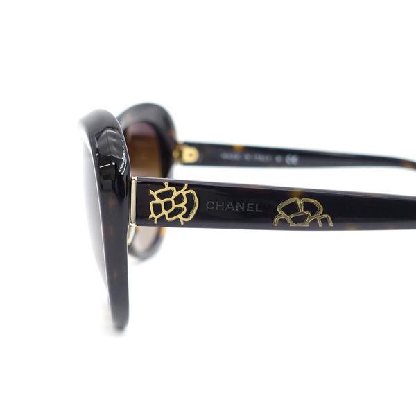 CHANEL シャネル サングラス べっ甲 カメリア