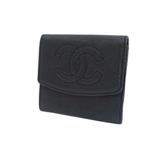 CHANEL / シャネル ◆ココ キャビアスキン ホック式 コインケース ブラック ブランド【財布/サイフ/ウォレット/wallet】【中古】の通販は
