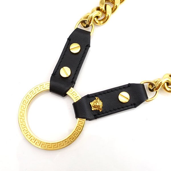 VERSACE / ヴェルサーチベルサーチ ◆ネックレス/喜平チェーン/オープンサークル/ゴールド メンズファッション 【中古】 の通販は