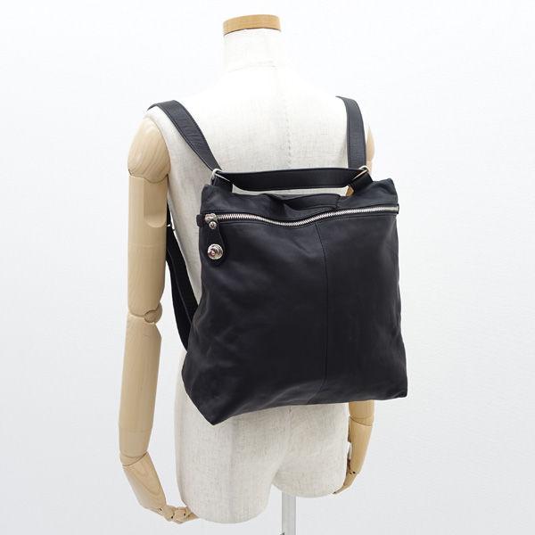 Kawa-Kawa / カワカワ ◇2WAYリュック/ディパック/レザー/ブラック