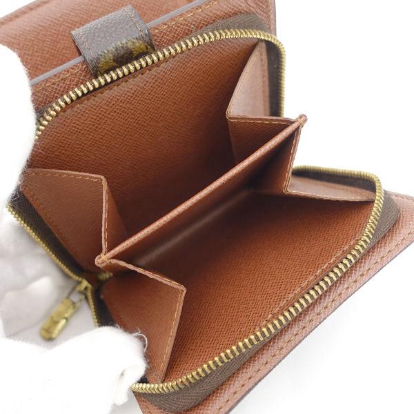 LOUIS VUITTON コンパクトジップ 二つ折り財布 モノグラム ブランドレンタルのBrandCity / ルイ・ヴィトン モノグラム コンパクト
