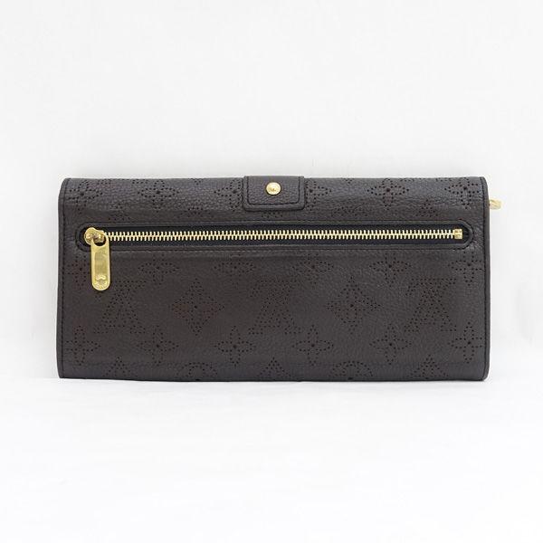 LOUIS VUITTON / ルイヴィトン ◆マヒナ ポルトフォイユ クラッチ アメリア ブラウン M58124【財布/サイフ/ウォレット】【中古】 LOUIS VUITTON / ルイヴィトン ◇マヒナ ポルトフォイユ クラッチ