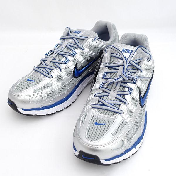 NIKE / ナイキ ◆スニーカー/WMNS P-6000/シルバー×ブルー/29ｃｍ/タグ付き BV1021-011 メンズファッション 【中古】