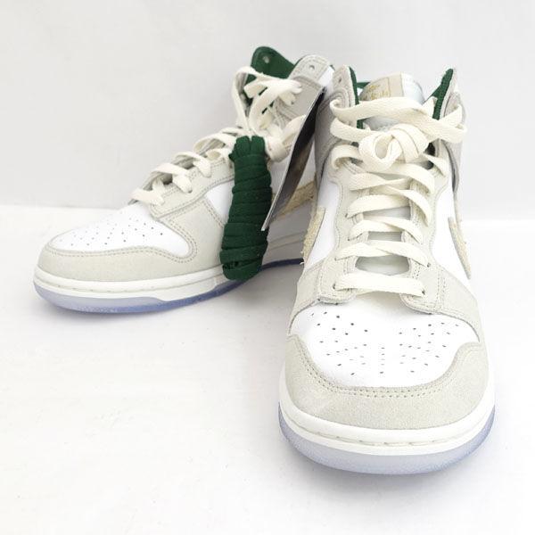 NIKE / ナイキ ◆ダンク ハイ PRM/ゴールド マウンテン/ホワイト/27cm/タグ付き FD0776-100 メンズファッション 【中古】