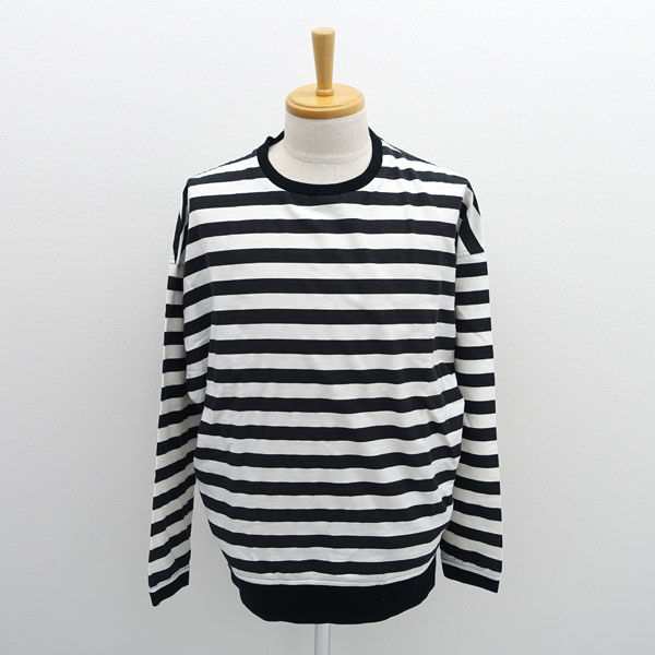 MINEDENIM / マインデニム ◆長袖Ｔシャツ/ボーダー/オーバーサイズ/サイドポケット/2/サンプル品 メンズファッション 【中古】 の通販は