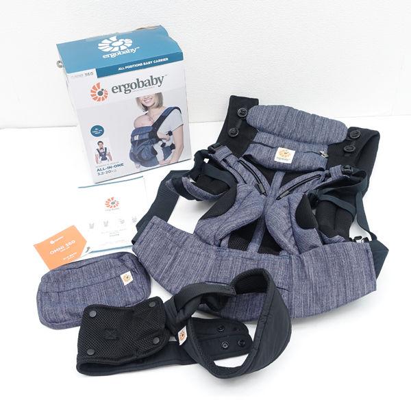 Ergobaby / エルゴベビー ◆OMNI オムニ360 クールエア インディゴウィーブ 子供用品【中古】 の通販は 4,950円