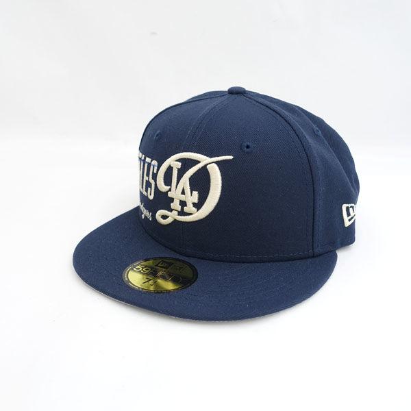 NEW ERA / ニューエラ ◆キャップ/ドジャース シティコネクト/ネイビー/7 1/4（57.7cm） 60503038 メンズファッション【中古】