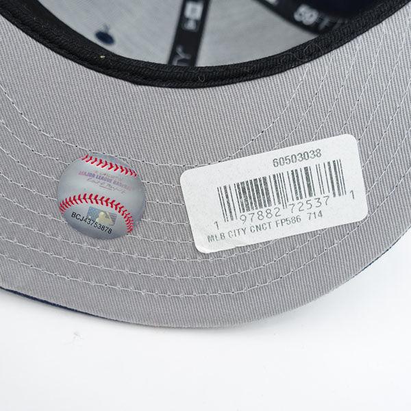 NEW ERA / ニューエラ ◆キャップ/ドジャース シティコネクト/ネイビー/7 1/4（57.7cm） 60503038 メンズファッション【中古】