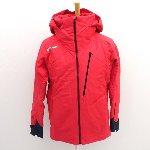 DESCENTE / デサント ◆中綿ジャケット/スキーウェア/レッド/サイズS DWU0JK55 メンズファッション 【中古】