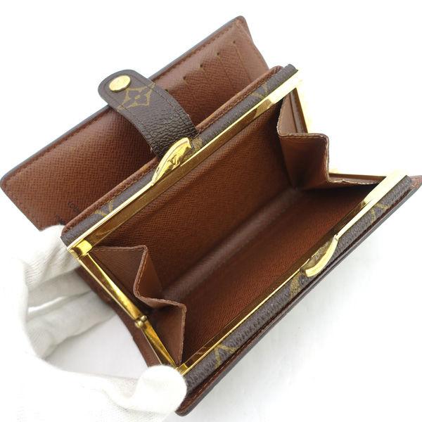 ◇【ルイ・ヴィトン】がま口 財布 M61663 モノグラム