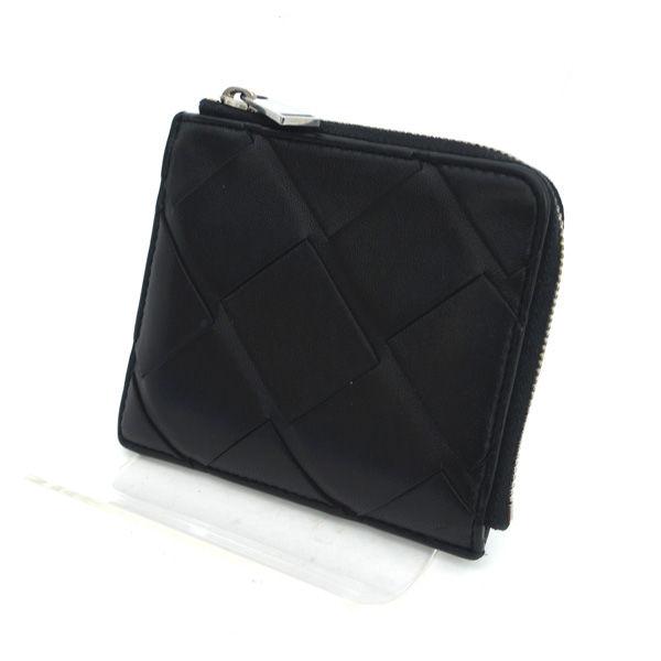 BOTTEGA VENETA / ボッテガヴェネタ ◆コインケース マキシイントレチャート L字ファスナー 【財布/ウォレット】【中古】 の通販は 24,090円