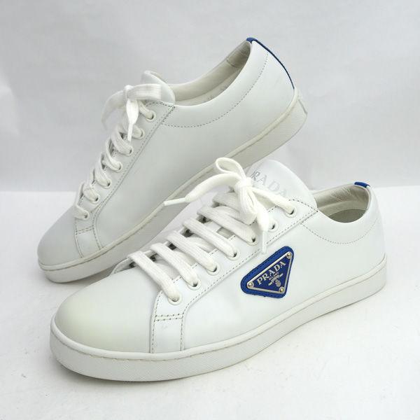 PRADA MILANO ホワイト スニーカー PRADA MILANO ホワイト スニーカー