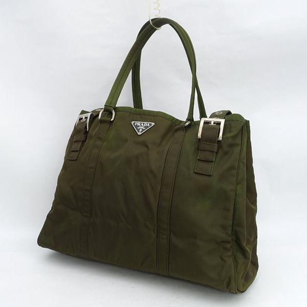 PRADA / プラダ ◆三角プレート ナイロントート ベルテッド 希少 BR2506 ブランド【バッグ/バック/BAG/鞄/カバン】 【中古】